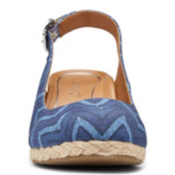 Vionic Coralina Slingback Wedge in Navy - Picture 6 of 6